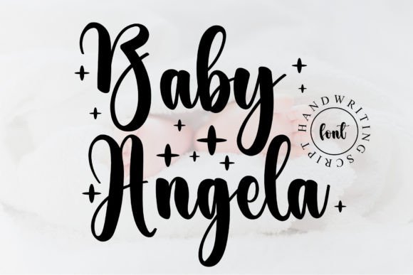 Baby Angela: A Refined Handwritten Font for Creative Design Projects