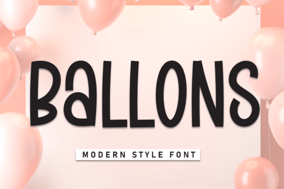 Ballons: A Sweet Handwritten Font for Creative Expression