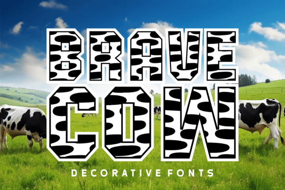 Brave Cow: A Playful Typeface with Serious Design Potential