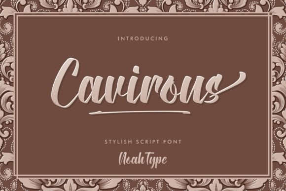 Cavirous: A Stylish Script Font for Modern Creative Projects