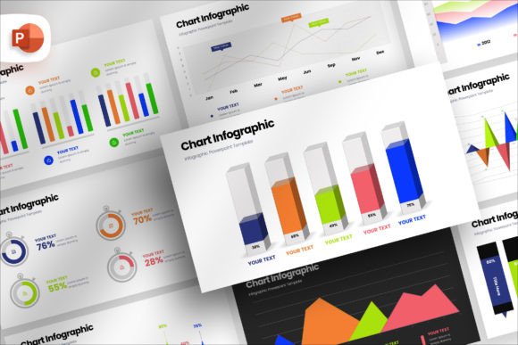 Chart Infographic Presentation Template: Clean, Flexible, and Professional