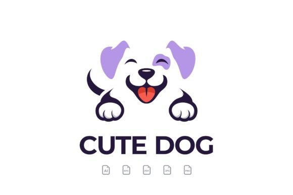 Cute Dog Logo Design for Fun & Flexible Branding