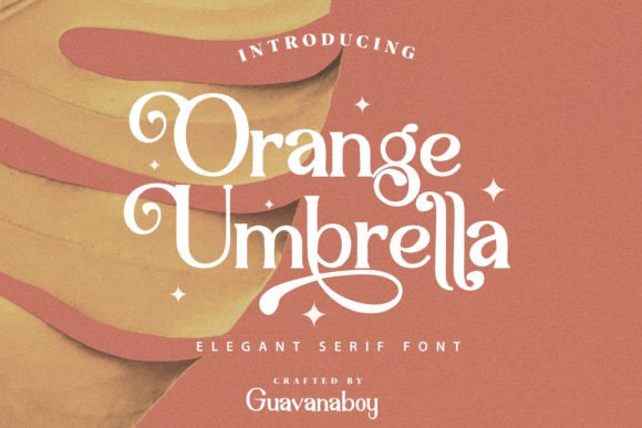Orange Umbrella Font: Retro Elegance Meets Modern Design Needs
