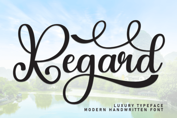 Regard: A Sweet and Friendly Handwritten Font for Creative Expression
