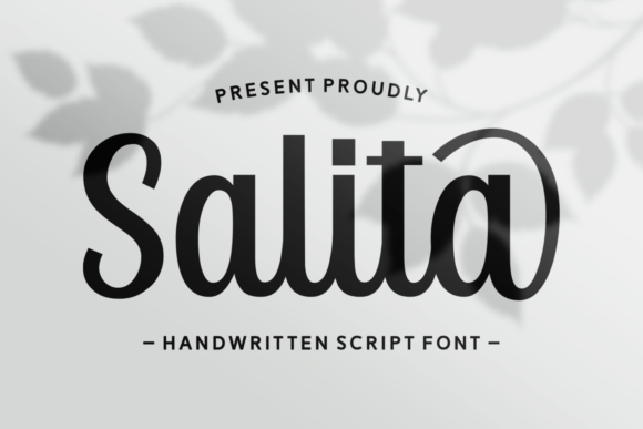 Salita: A Handwritten Script Font for Elegant and Artistic Design Projects