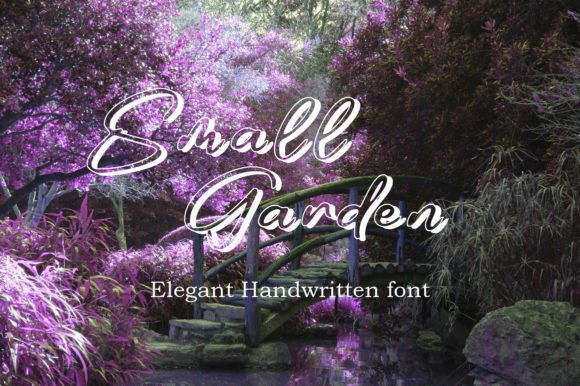 Small Garden: A Stylish Script Font for Every Occasion