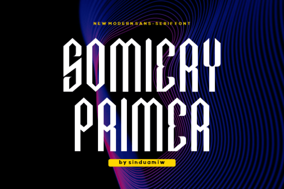 Somiery Primer: A Creative Tool for Modern Typography