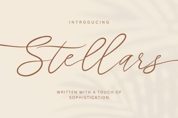 Stellars: A Modern Handwritten Script for Creative Design