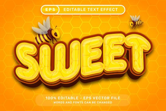 Sweet Honey 3D Text Effect – A Creative Designer’s Best Friend