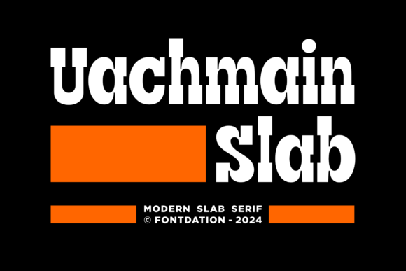 Uachmain Slab: A Bold Fusion of Modern Serif with Vintage Western Charm